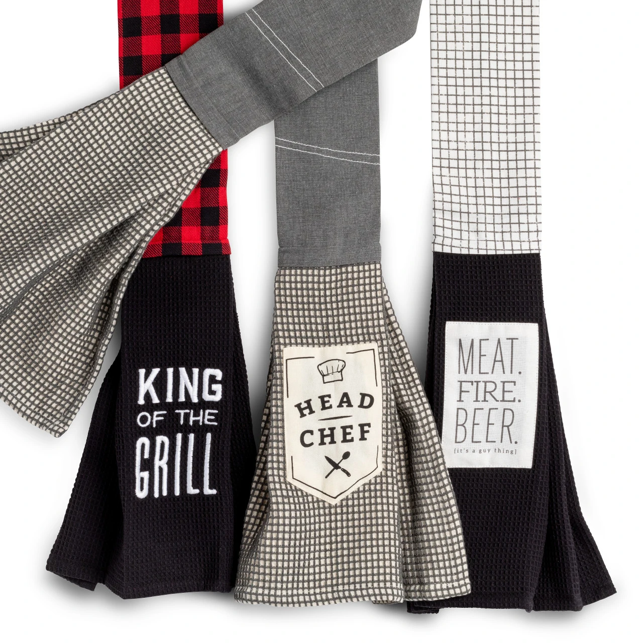 byDesign Serving Two-Toned Gray Head Chef Kitchen Boa 4" x 69" thumbnail