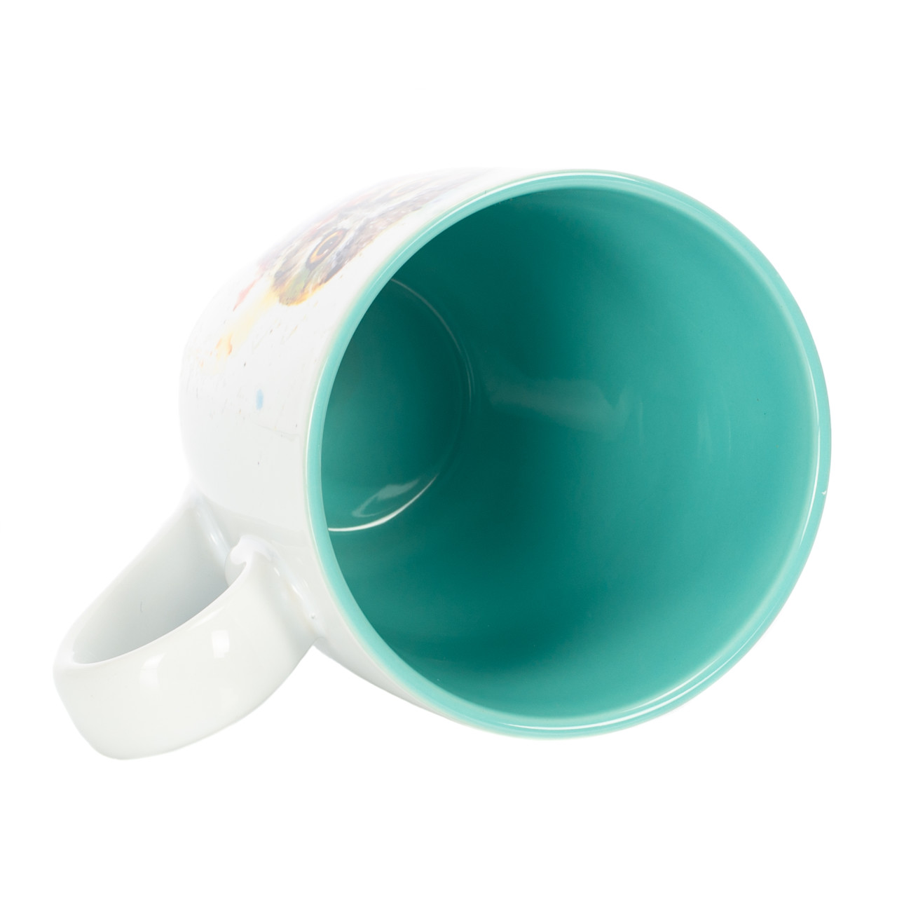 Dean Crouser Stoneware Watercolor Owl on a Branch Mug 16oz thumbnail