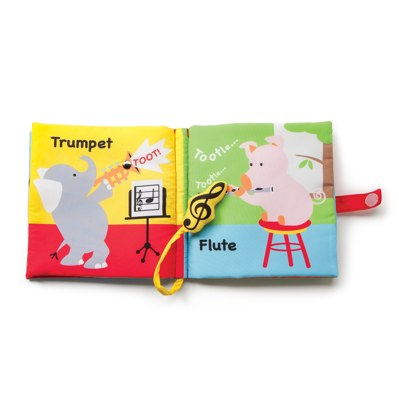 Love to Play Musical Friends Soft Sound Book Batteries Included thumbnail
