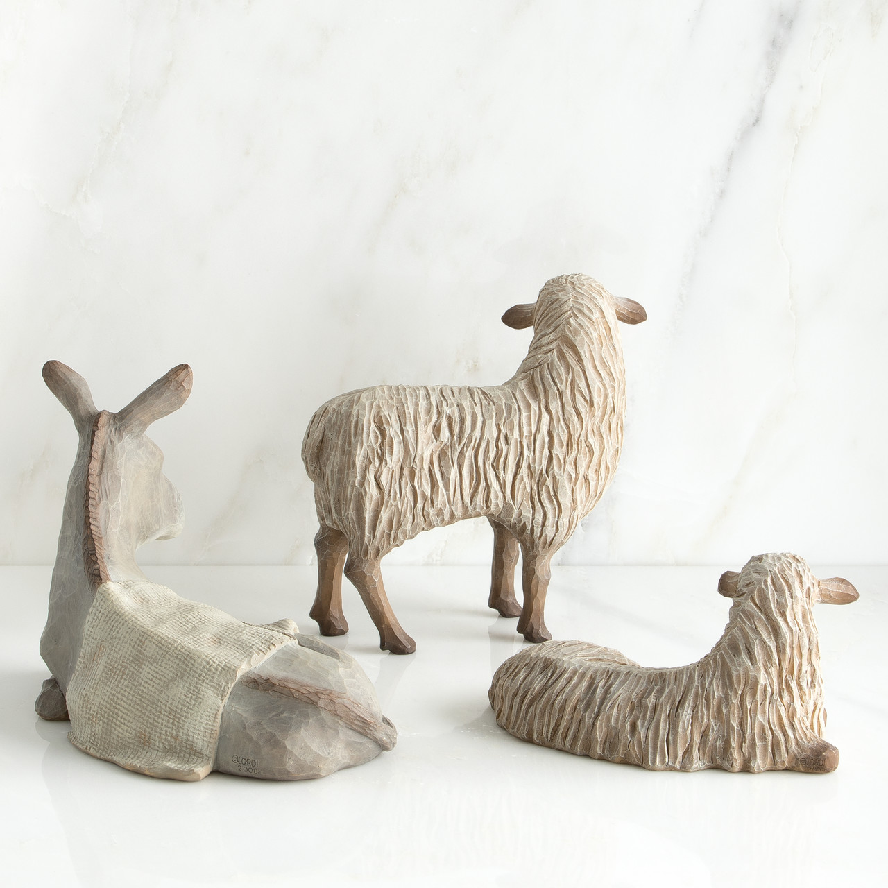 Gentle Animals of The Stable for The Christmas Story thumbnail