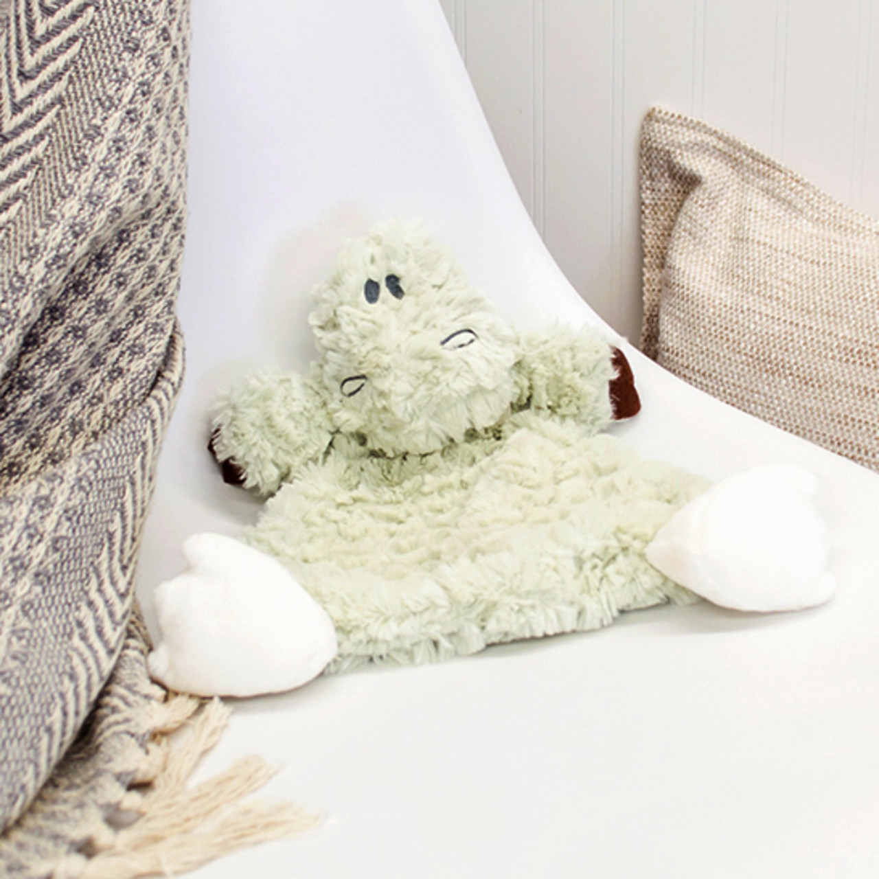 Cozies Collection Arnie Alligator Rattle Blankie 13" x 11" thumbnail
