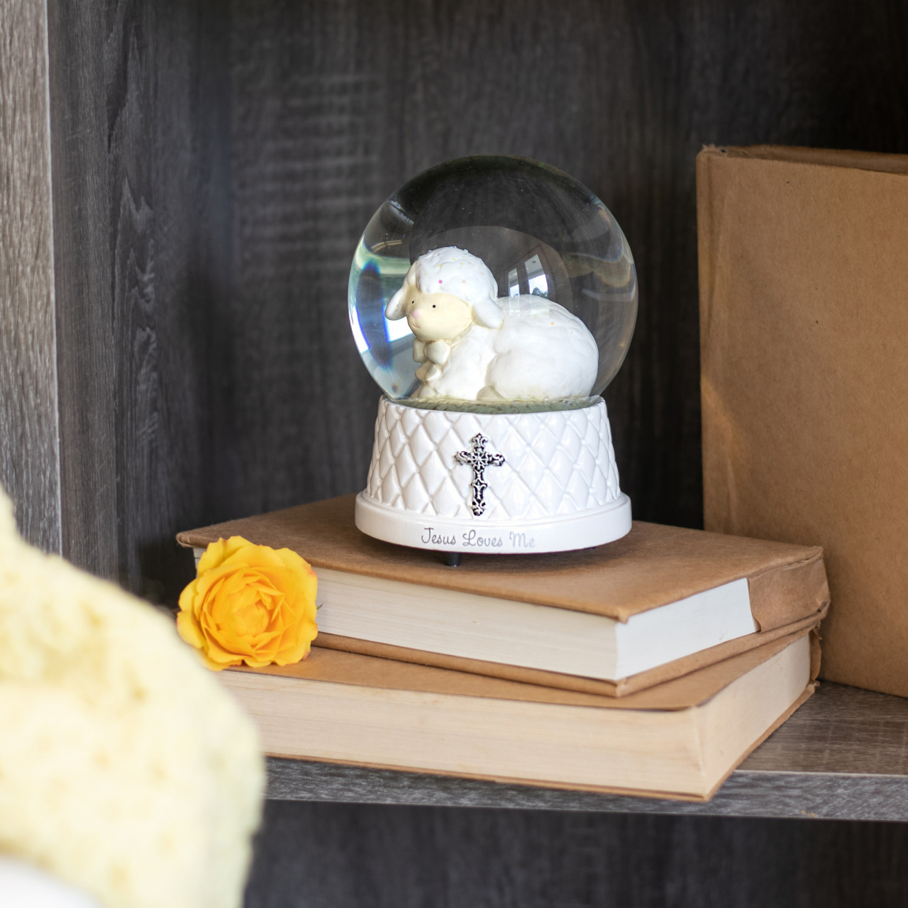 Jesus Loves Me Musical Water Globe thumbnail