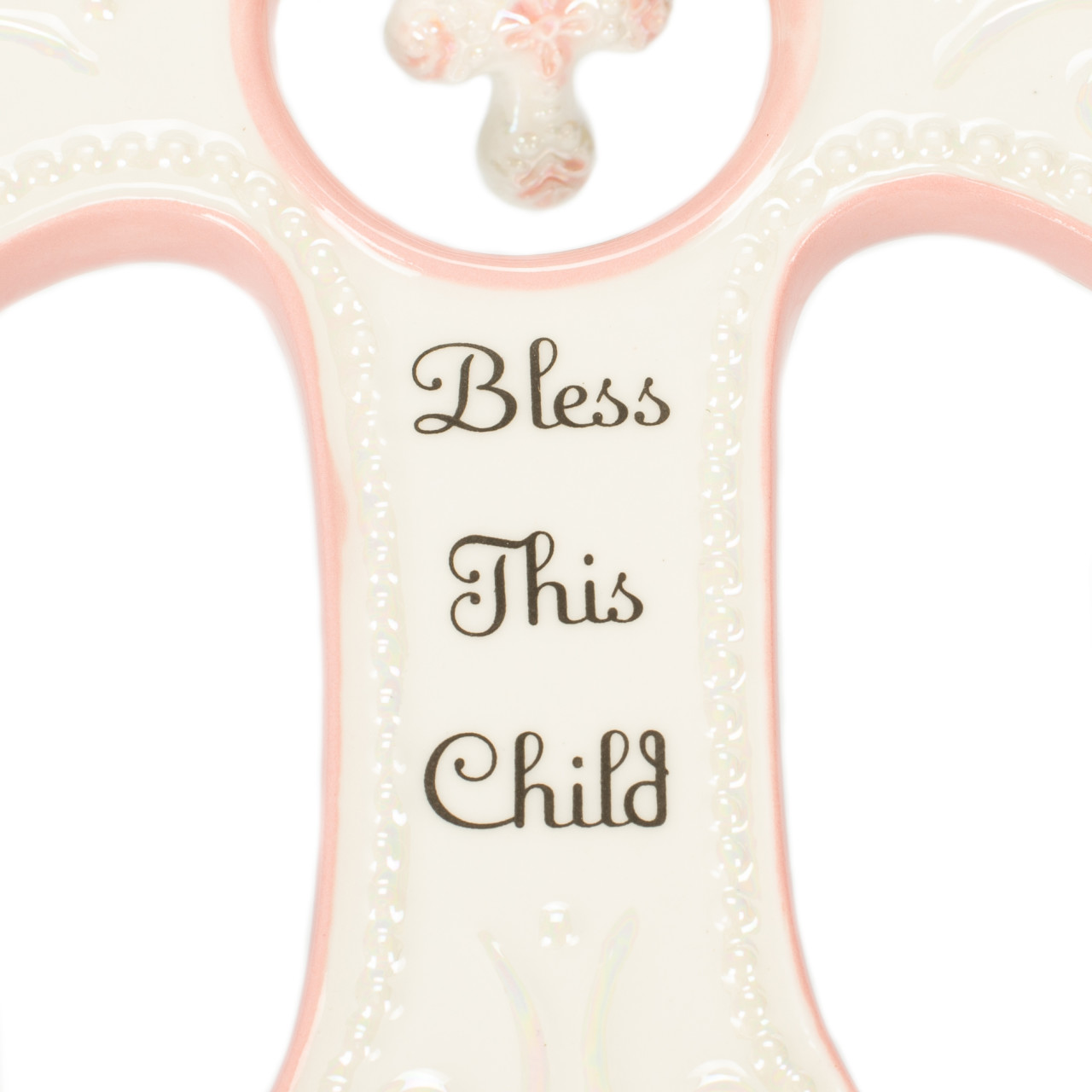 Pink Hanging Cross thumbnail