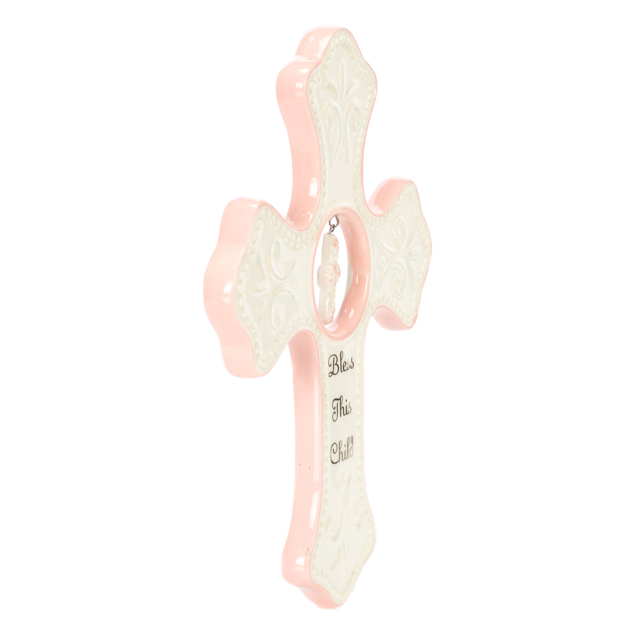 Pink Hanging Cross thumbnail