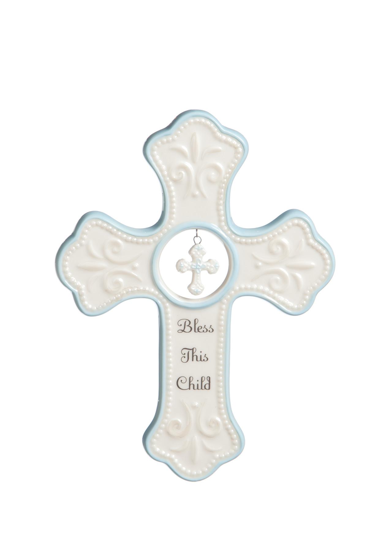 Blue Hanging Cross thumbnail