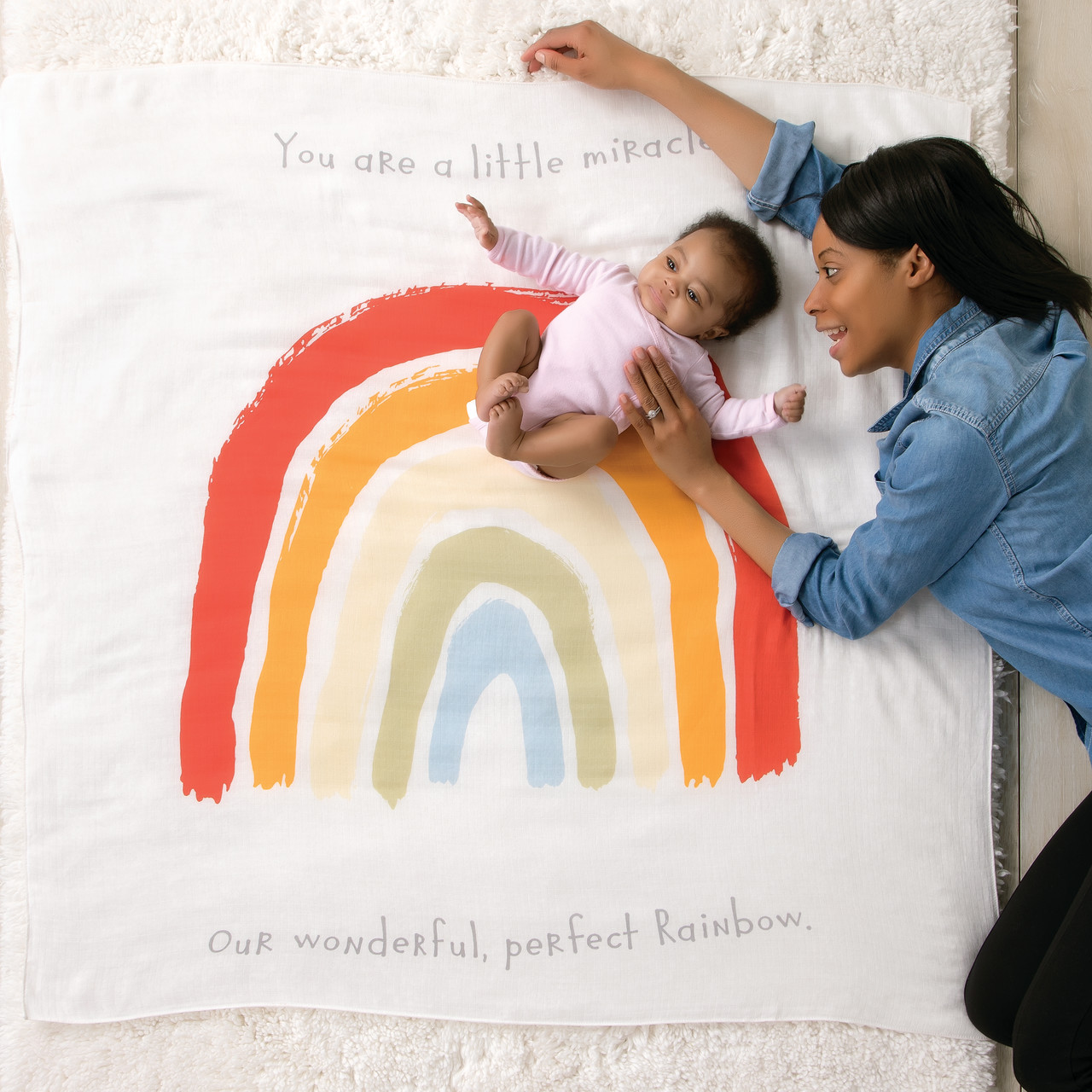 Rainbow Baby Photo Swaddle thumbnail