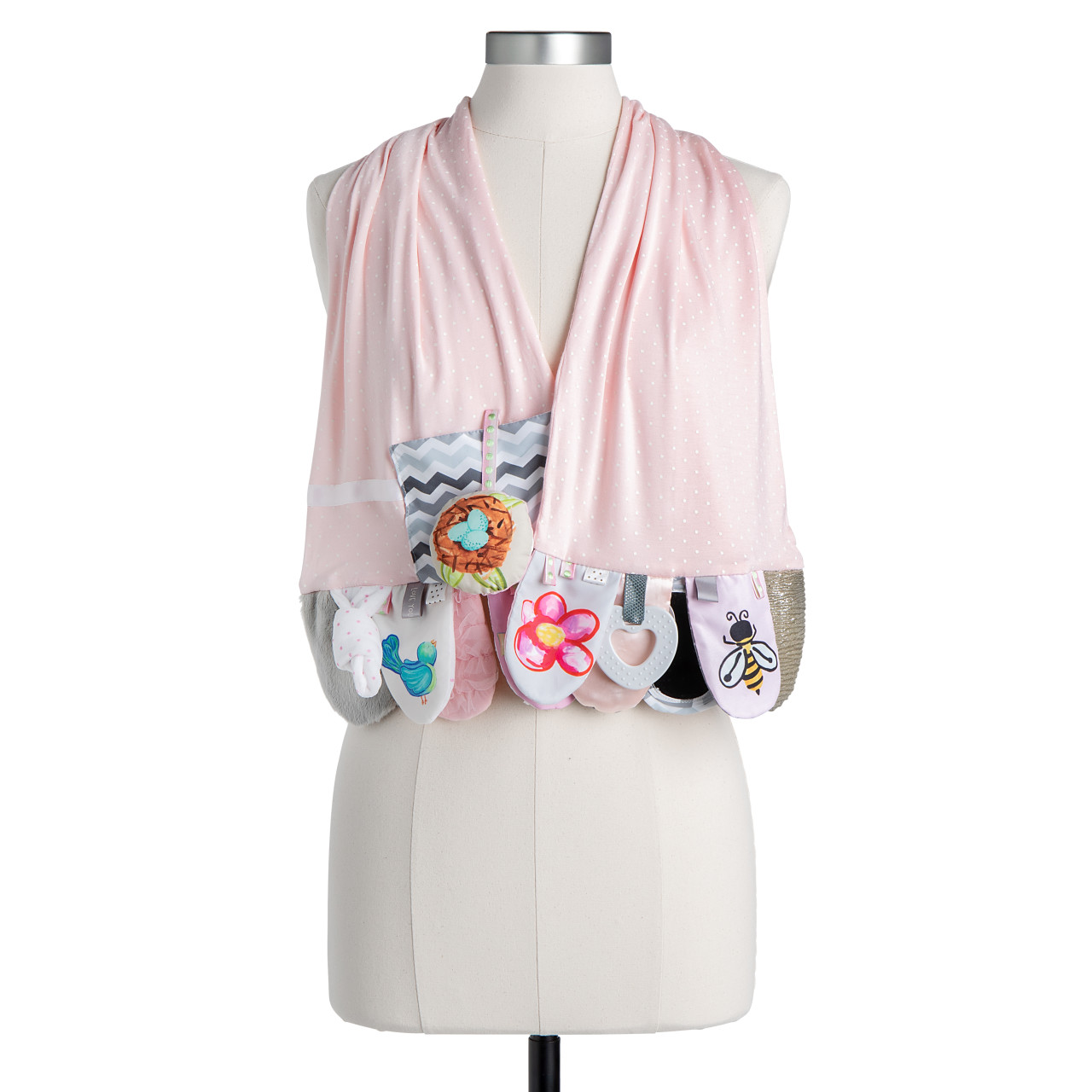 Mommy & Me Activity Scarf - Pink thumbnail