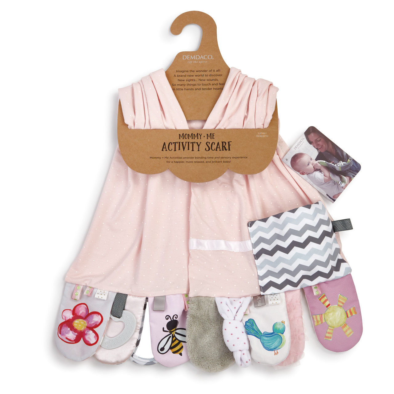 Mommy & Me Activity Scarf - Pink thumbnail