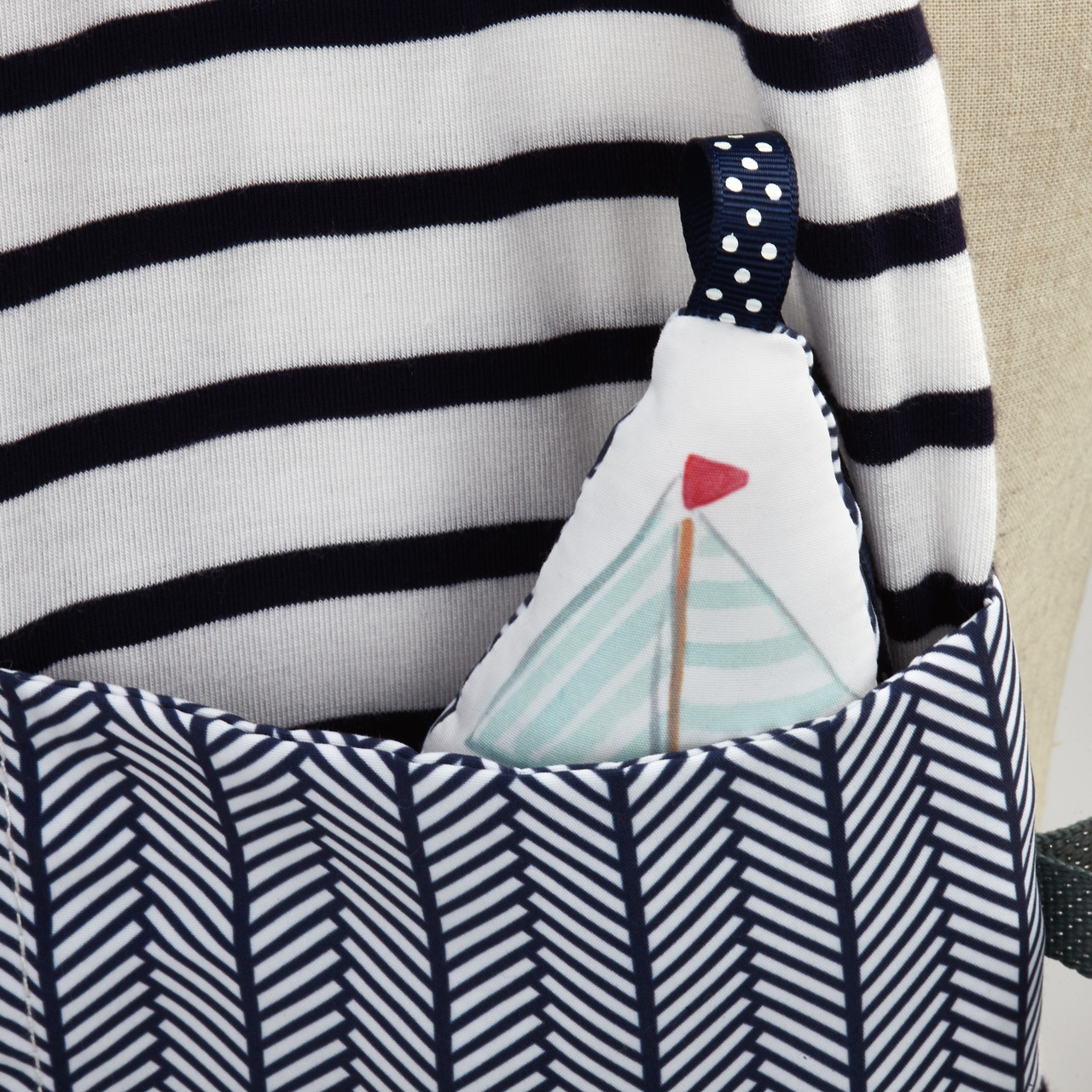 Mommy & Me Activity Scarf - Blue thumbnail