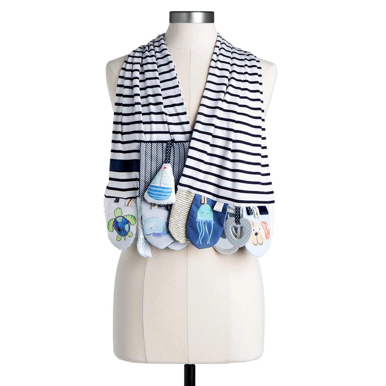 Mommy & Me Activity Scarf - Blue thumbnail