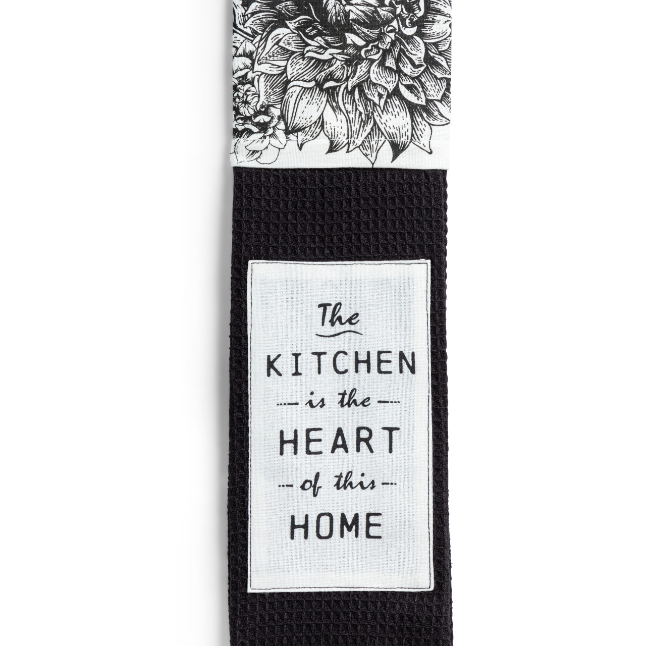 byDesign Serving Black & White Heart of Home Kitchen Boa 4" x 69" thumbnail
