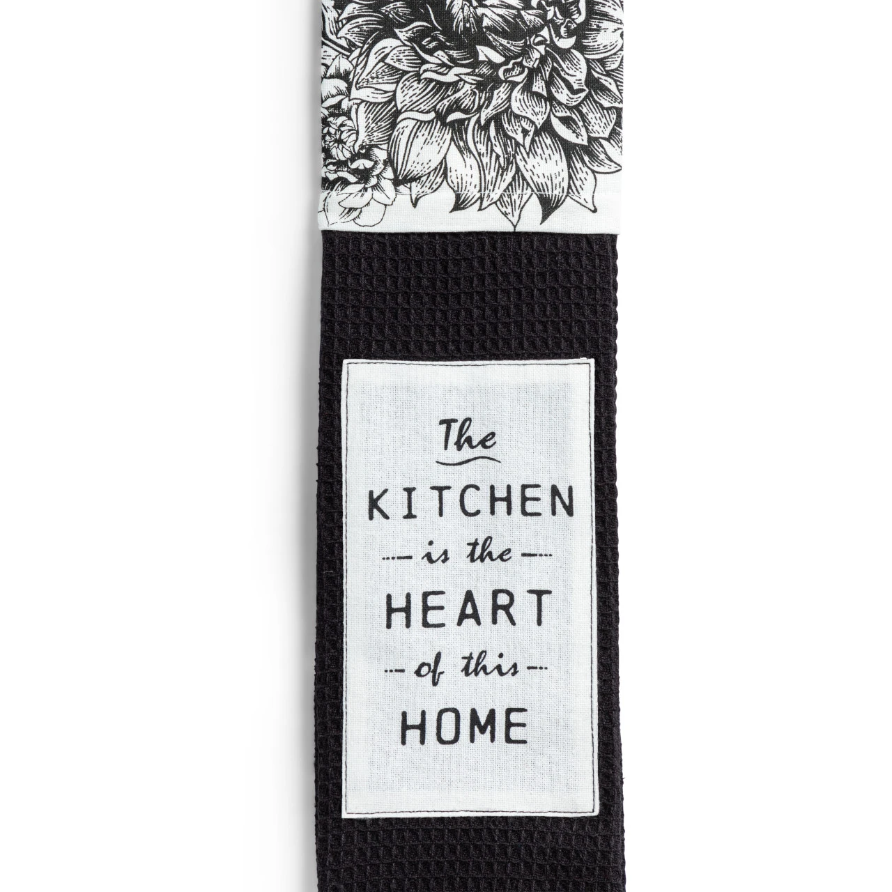 byDesign Serving Black & White Heart of Home Kitchen Boa 4" x 69" thumbnail