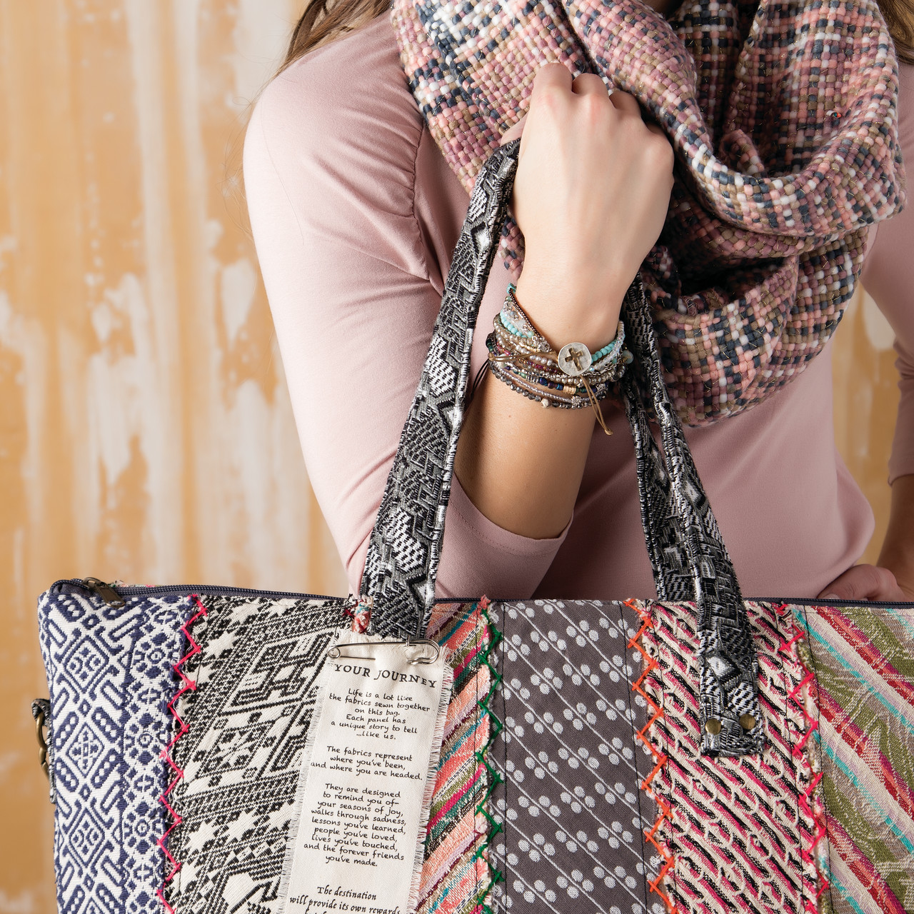 Your Journey Turquoise Adjustable Beaded Prayer Bracelet 7" thumbnail