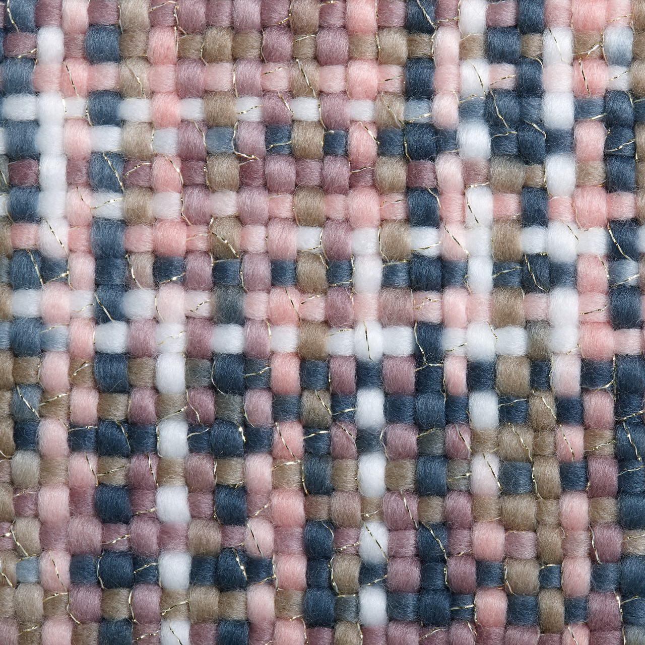 Pink Woven Threads Infinity Scarf thumbnail