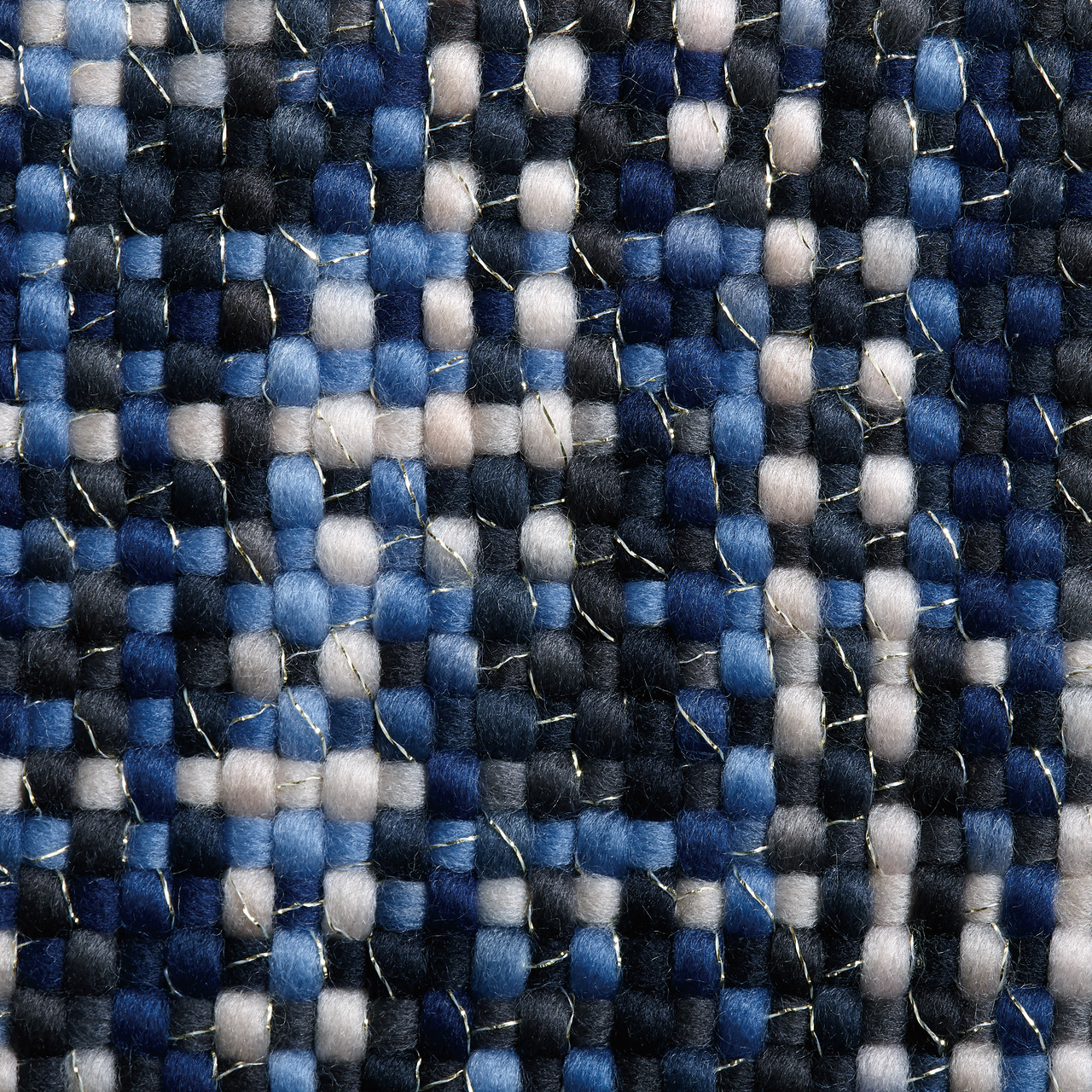 Blue Woven Threads Infinity Scarf thumbnail