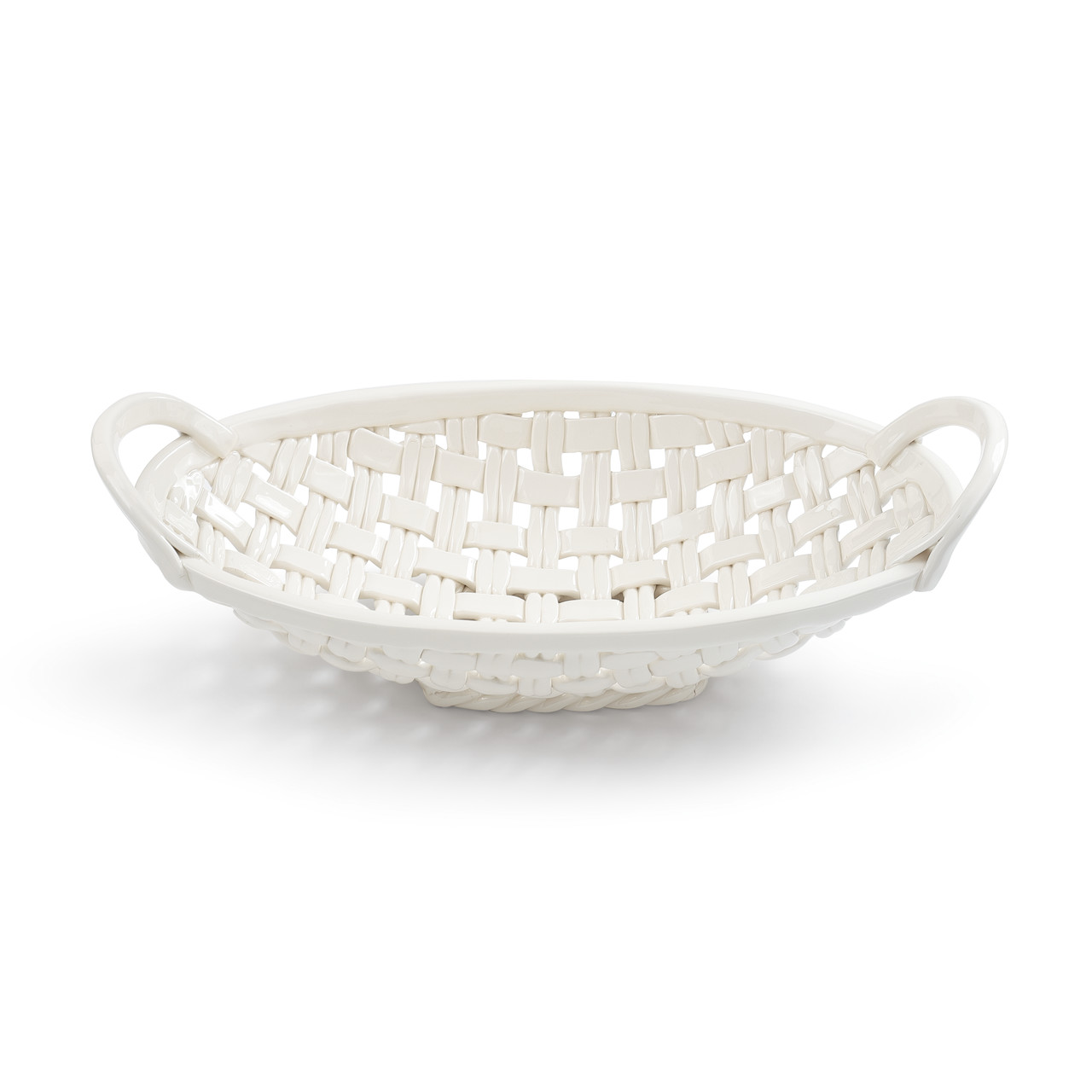 Gatherings Collection Ceramic Bread Basket With Towel thumbnail