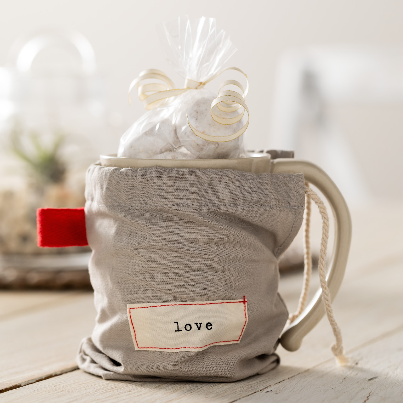 Warm Heart Ivory Stoneware Loving Heart Mug 16oz thumbnail