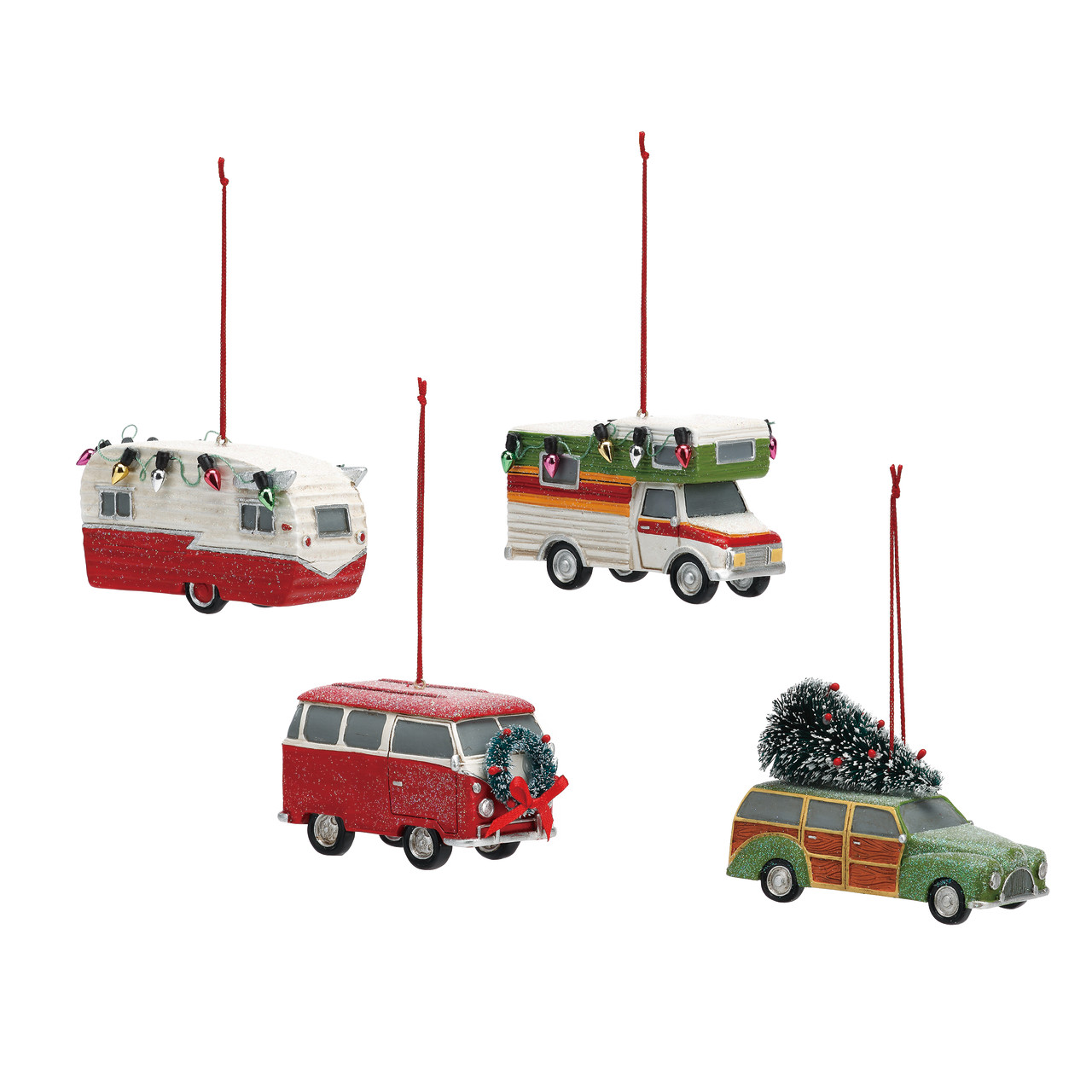 Camper Ornaments - 4 Assorted thumbnail