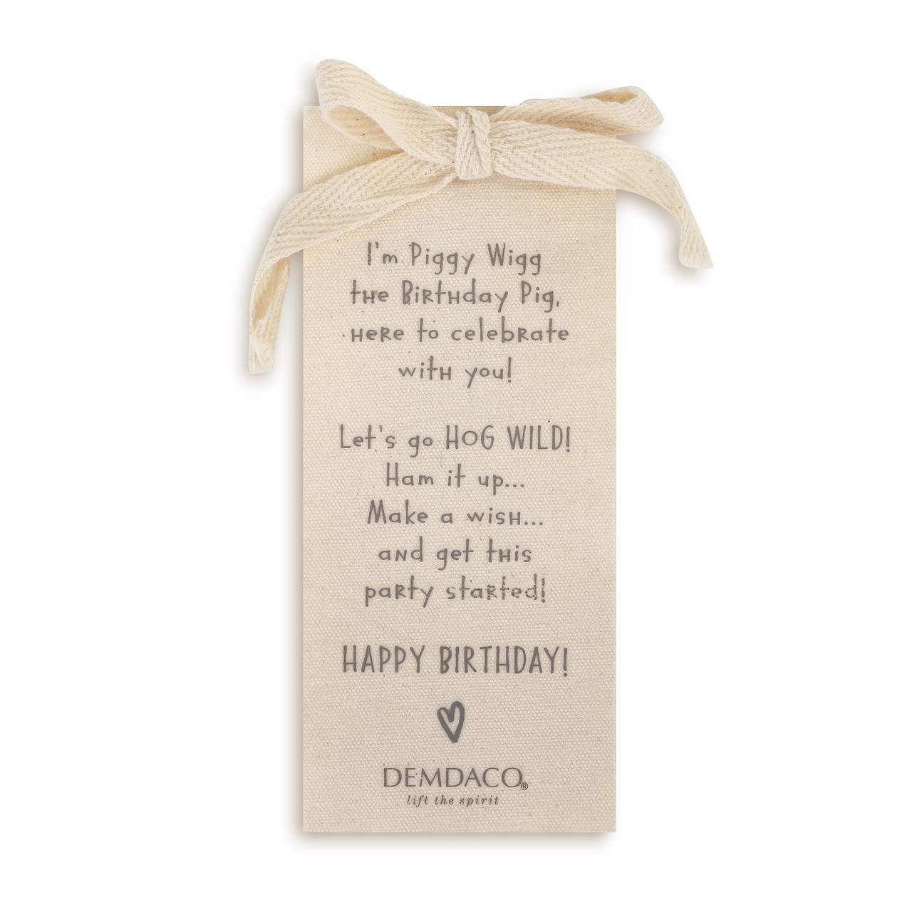 Piggy Wigg the Birthday Pig Plush Toy thumbnail