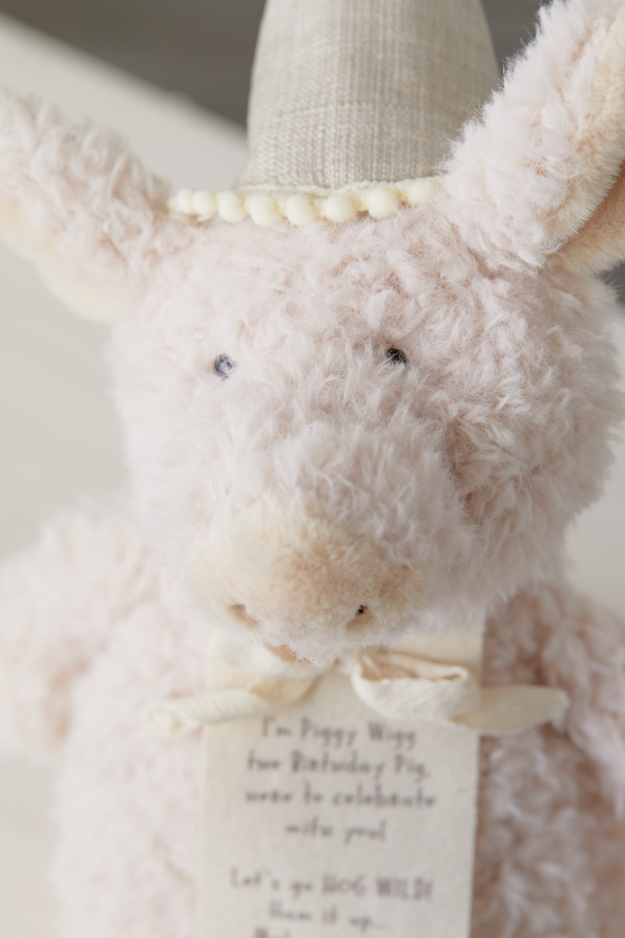Piggy Wigg the Birthday Pig Plush Toy thumbnail