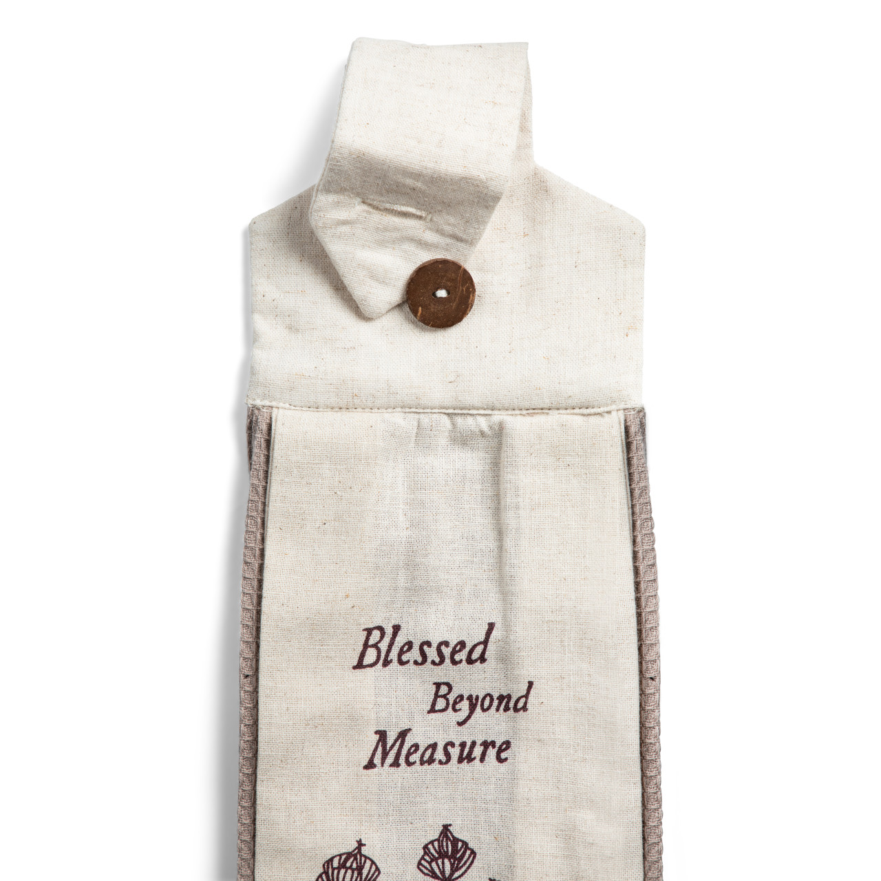 Blessed Beyond Button Loop Tea Towel thumbnail