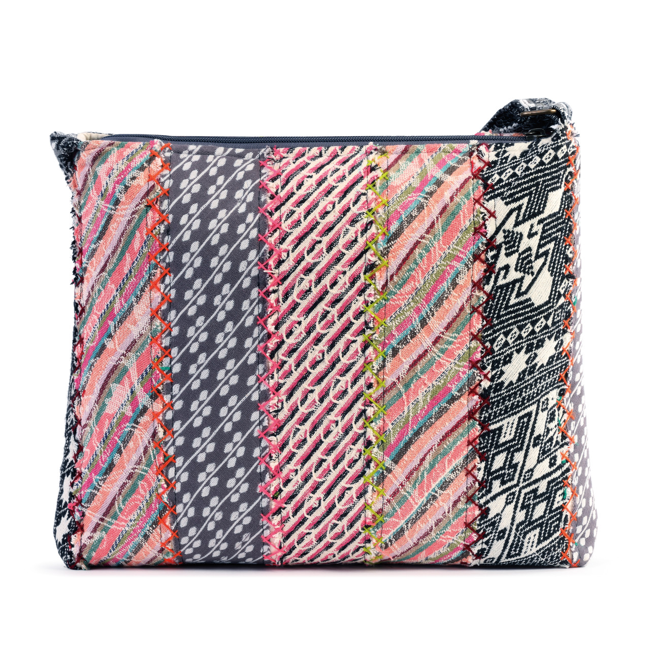 Your Journey Multicolor Adjustable Cross Body Bag 15.5" x 12.5" thumbnail