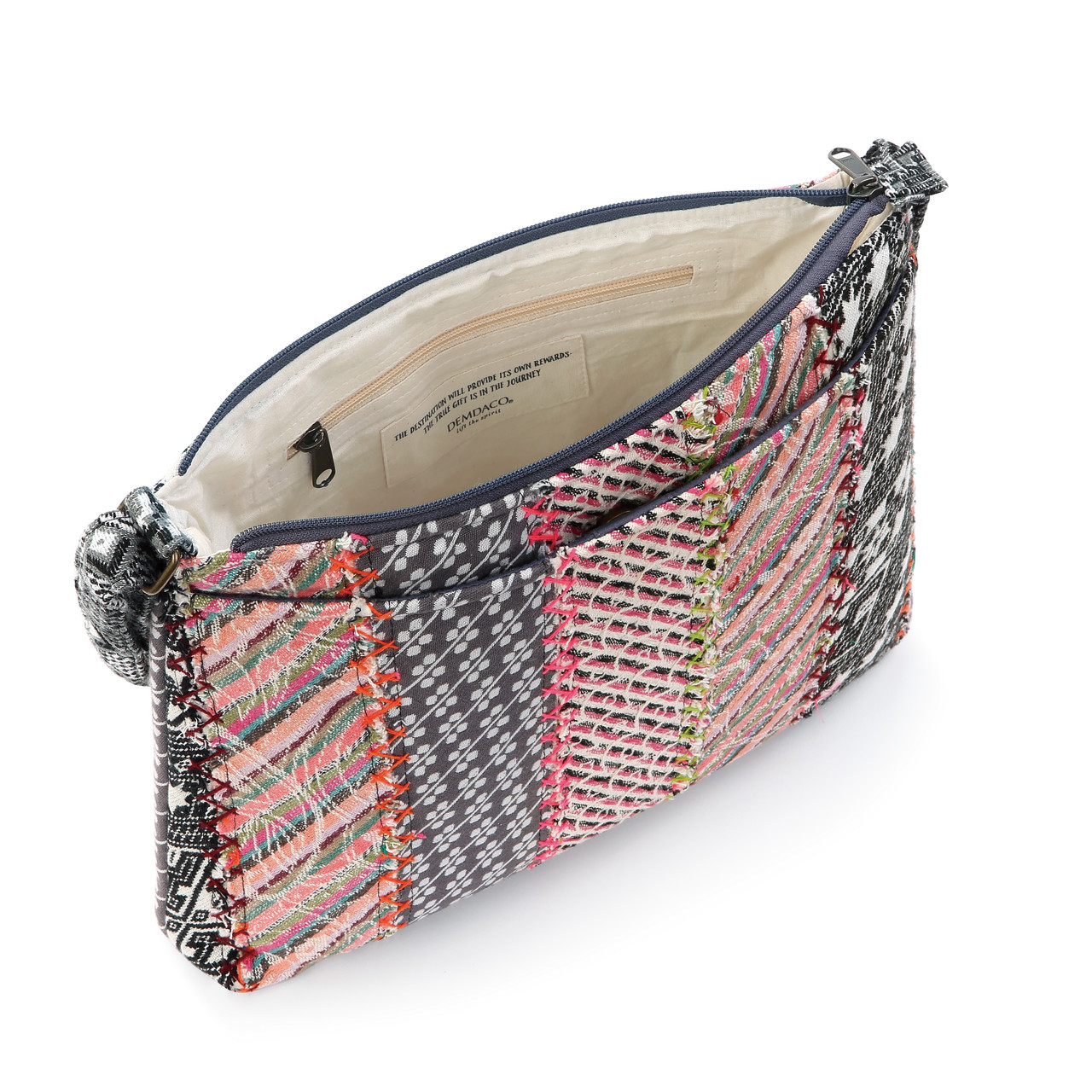 Your Journey Multicolor Adjustable Cross Body Bag 15.5" x 12.5" thumbnail