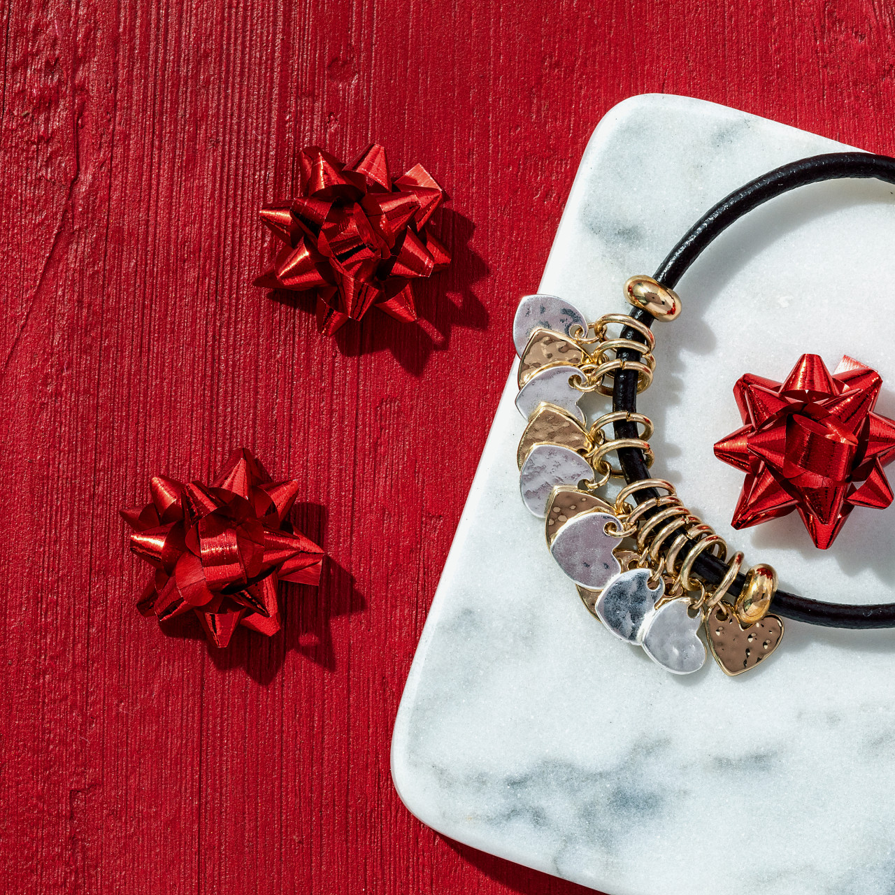 Giving Collection Loved Adjustable Heart Bracelet 7" thumbnail