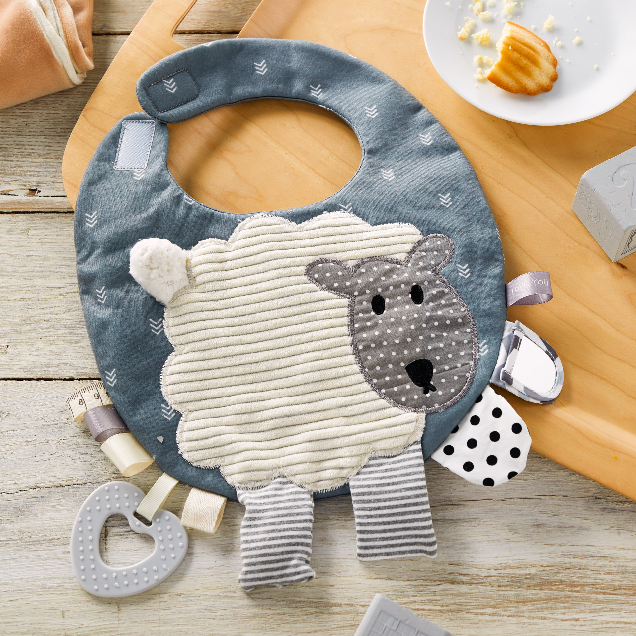 Mommy & Me Activity Bib - Lamb thumbnail