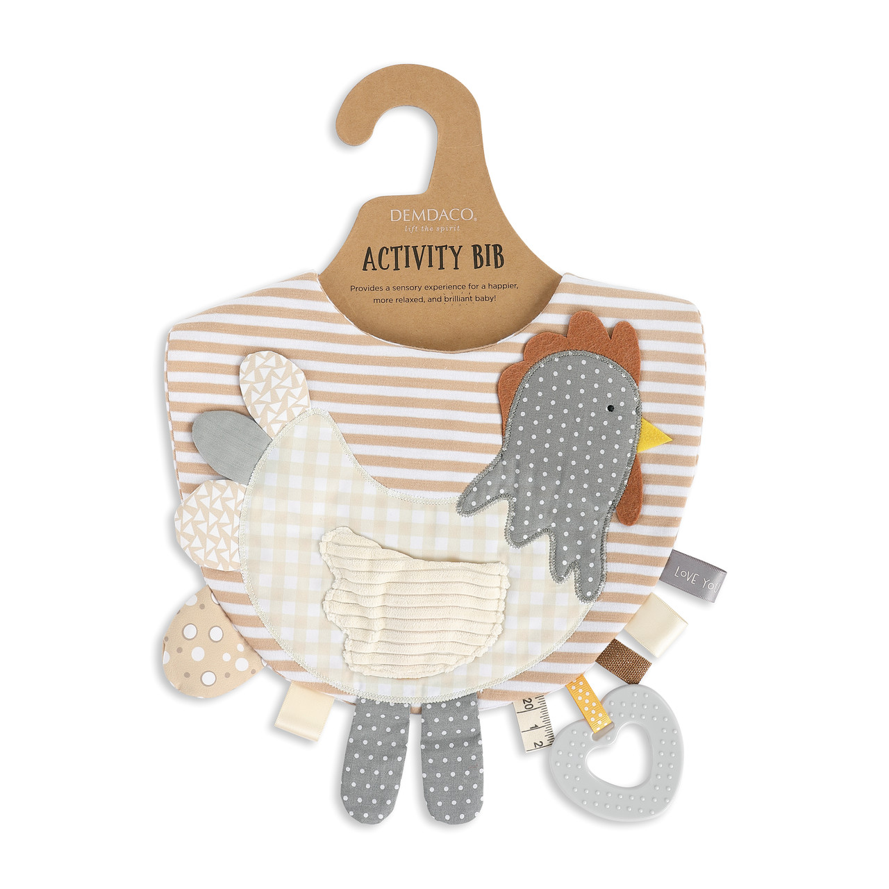 Mommy & Me Activity Bib - Rooster thumbnail