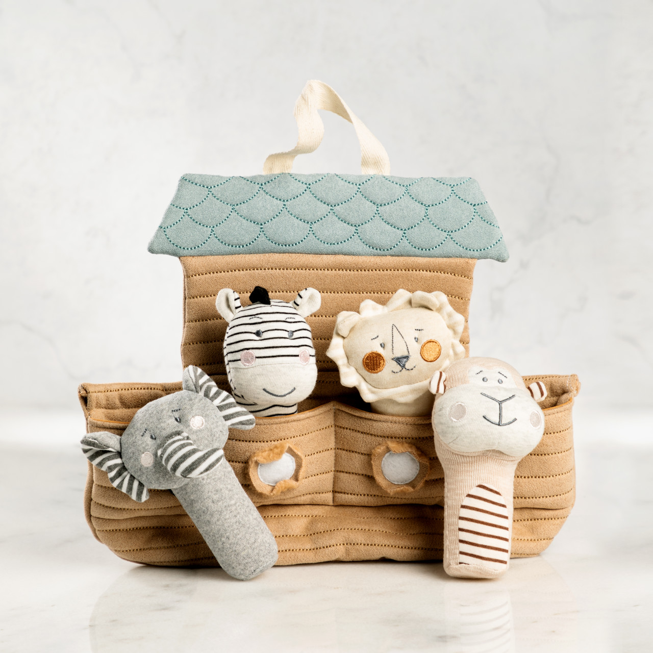 Noah's Ark by Lori Siebert Squeakers Stuffed Animal Toy Set thumbnail