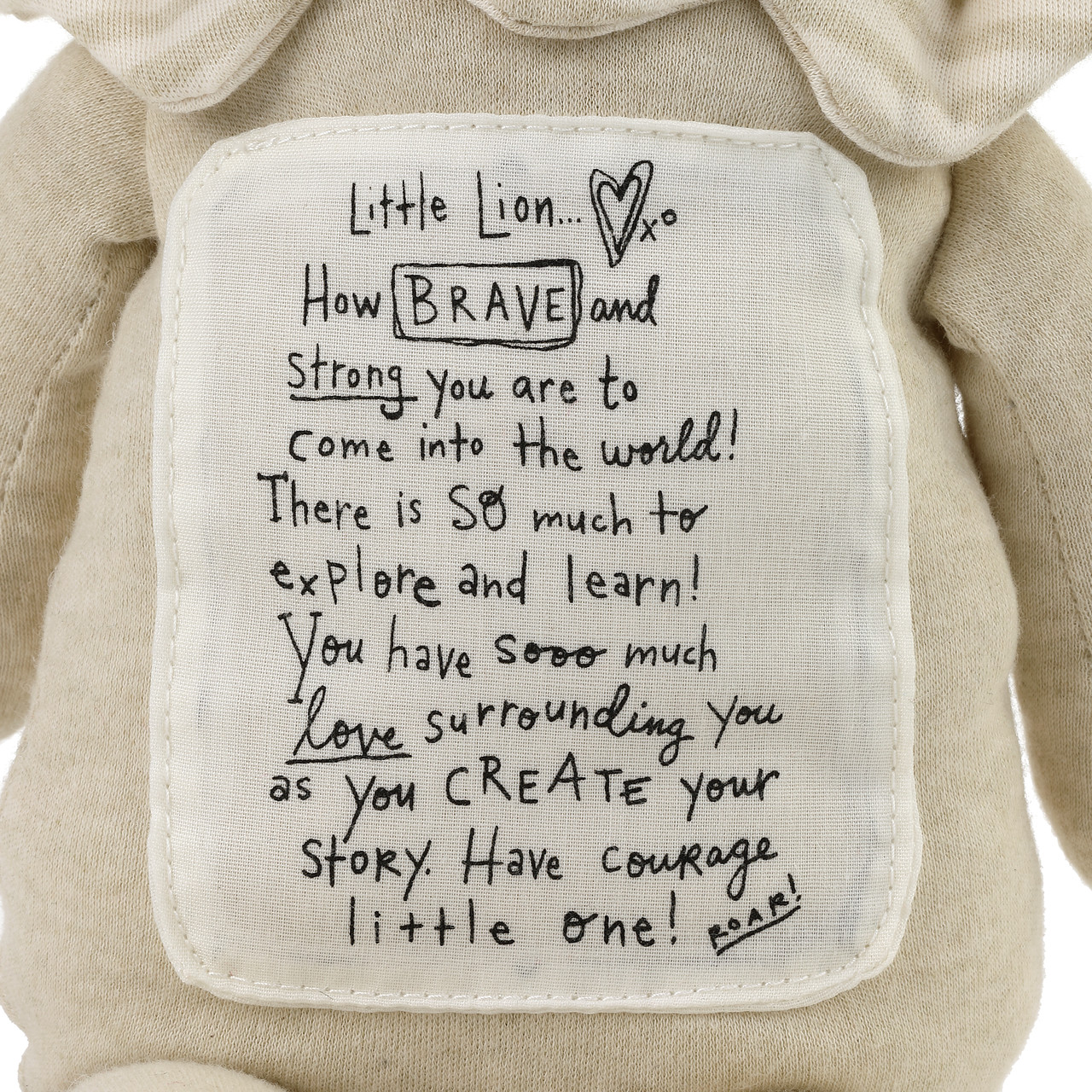 Noah's Ark by Lori Siebert Brave Little Lion Stuffed Animal 20" thumbnail