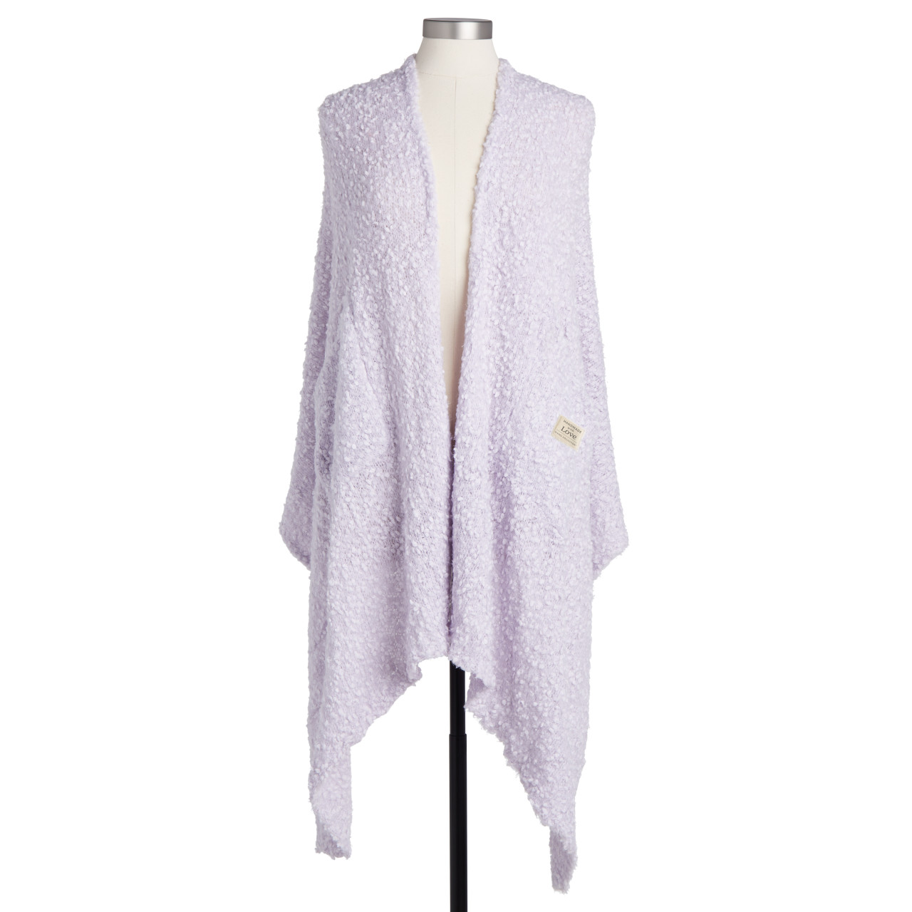 Giving Collection Light Purple Giving Shawl With Pockets thumbnail