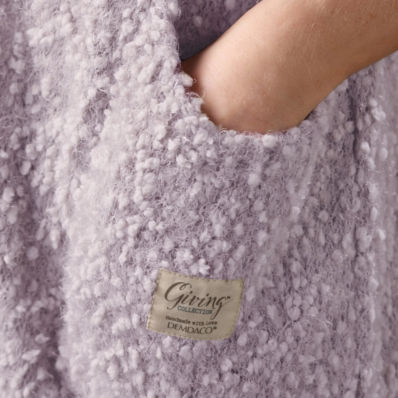 Giving Collection Light Purple Giving Shawl With Pockets thumbnail