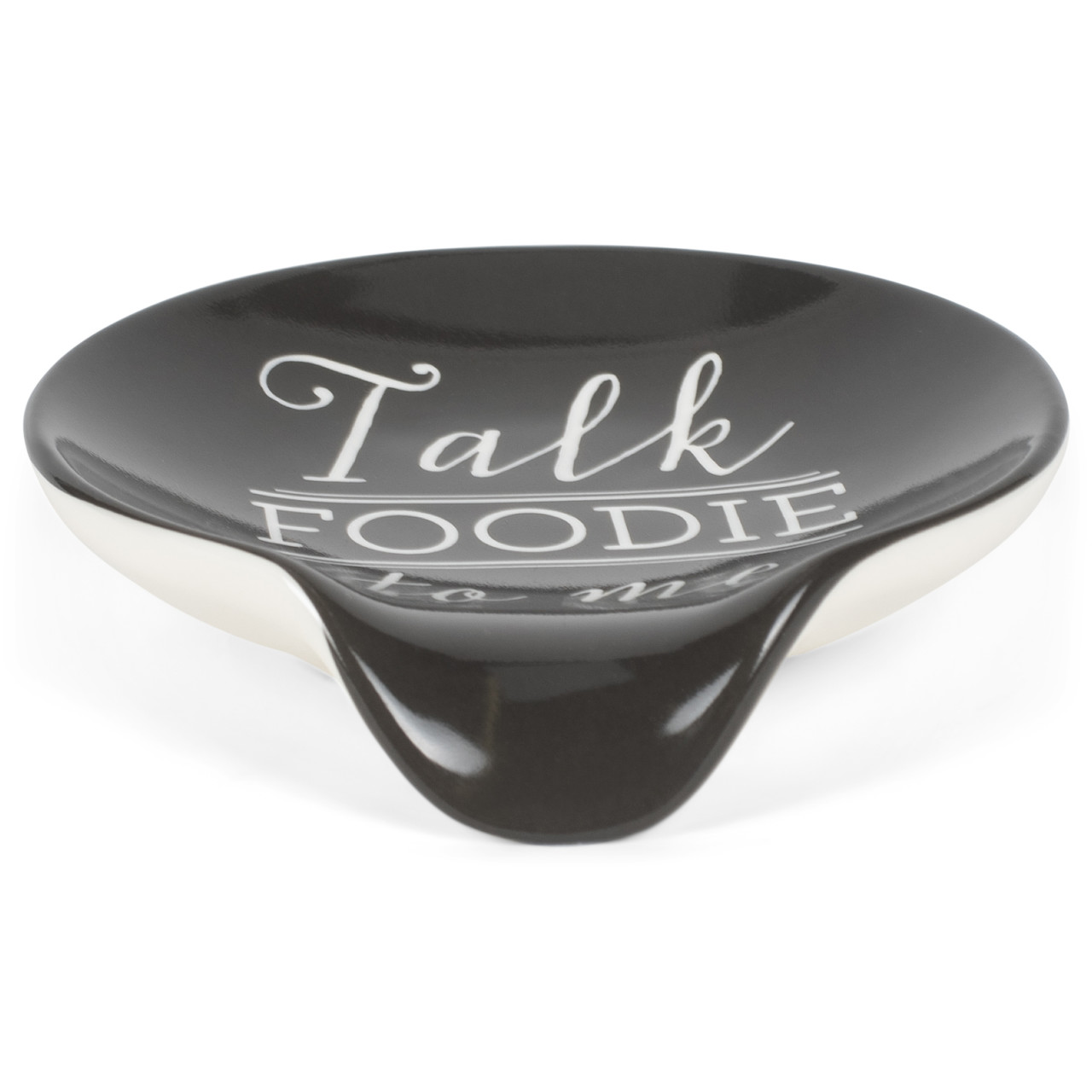 Talk Foodie to Me Ceramic Spoon Rest thumbnail