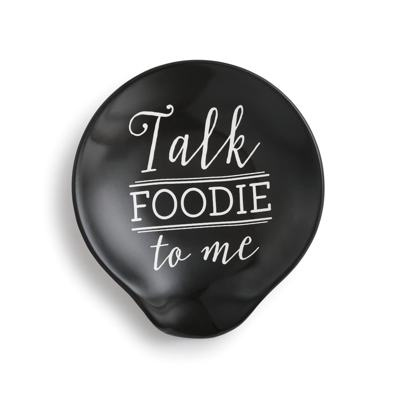 Talk Foodie to Me Ceramic Spoon Rest thumbnail