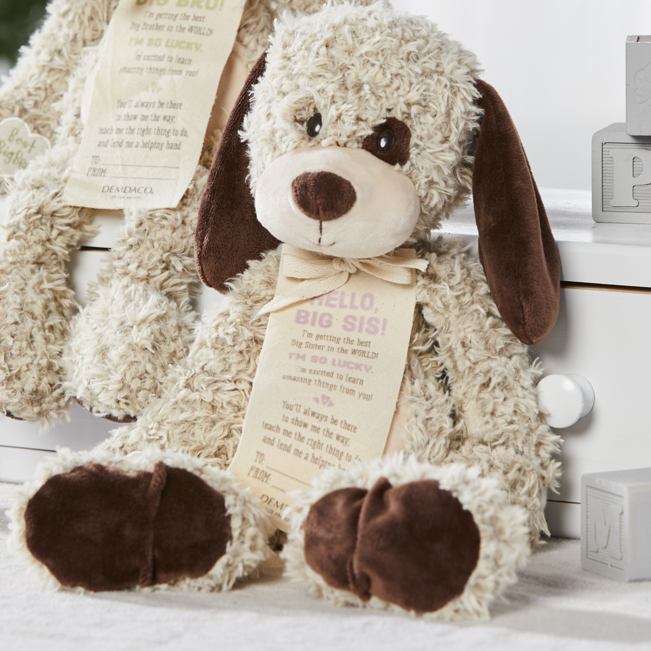 Gift from the New Kid: Big Sister Plush Puppy thumbnail