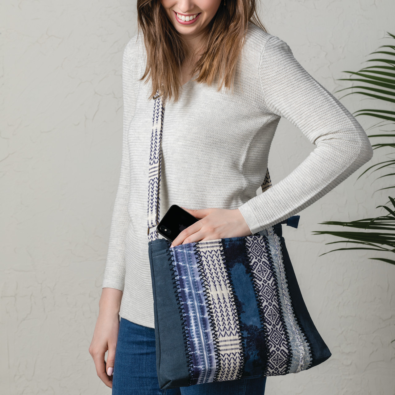 Your Journey Indigo Cross Body Bag thumbnail