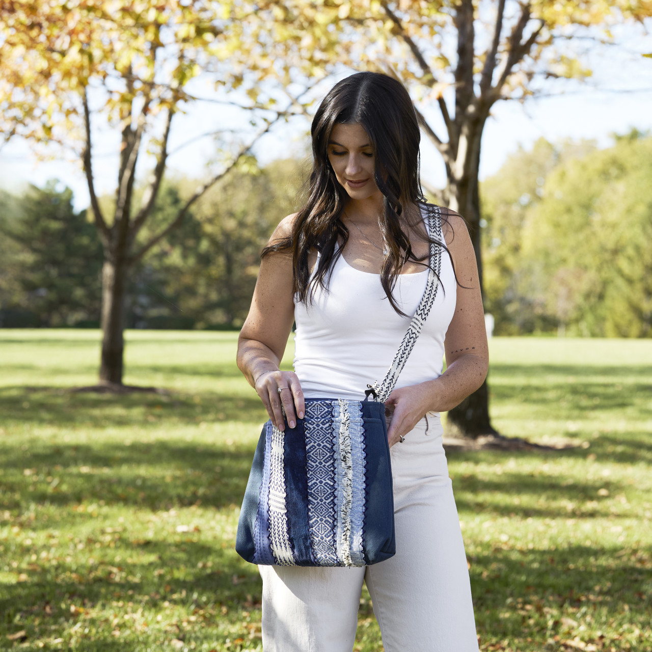 Your Journey Indigo Cross Body Bag thumbnail