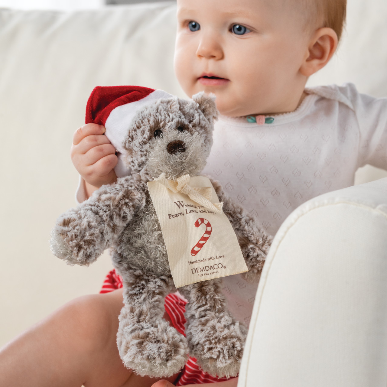 Giving Collection Christmas Mini Giving Bear Stuffed Animal 6" thumbnail