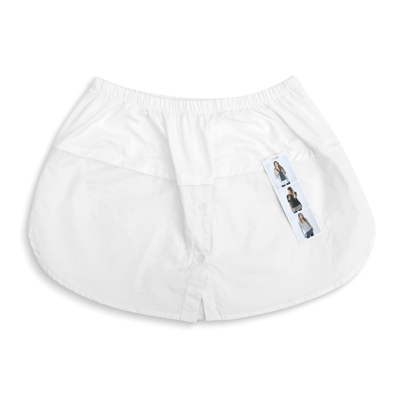 White Shirt Extender with Buttons thumbnail