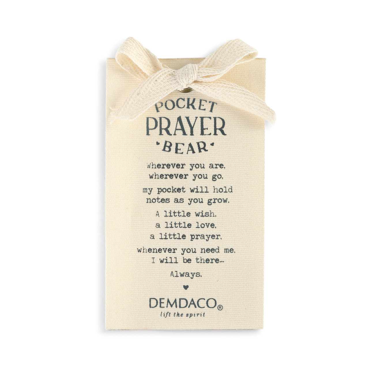 Pocket Prayer Bear 11" thumbnail