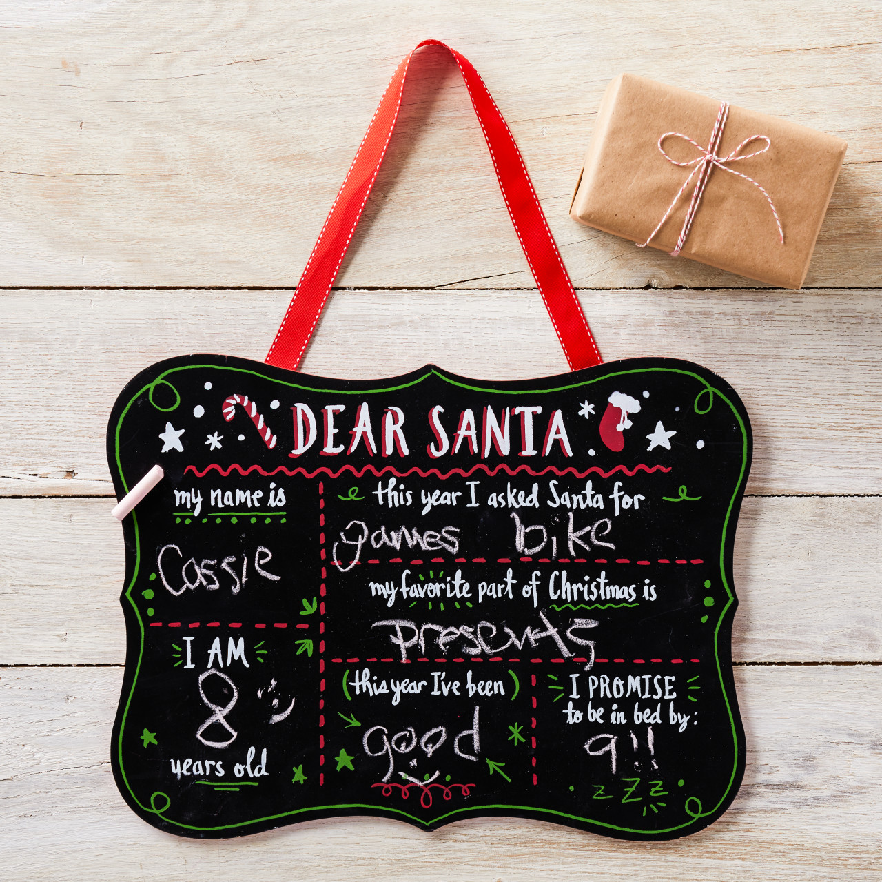 Dear Santa Chalkboard thumbnail