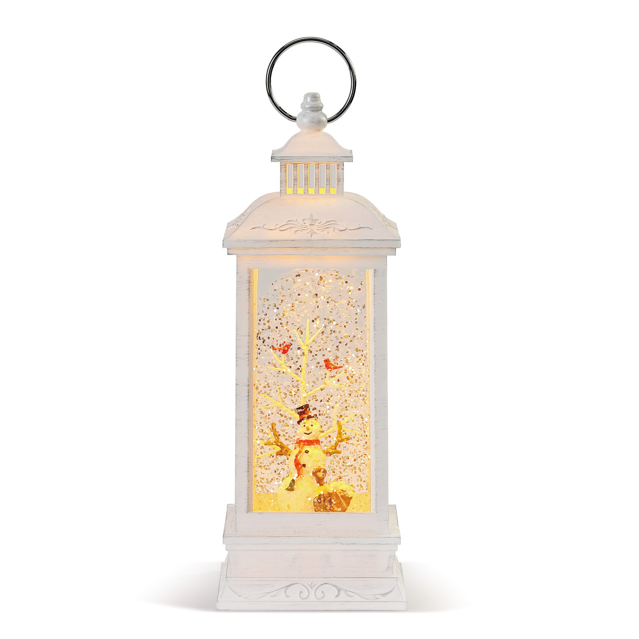 Lit Musical Snowman Lantern thumbnail