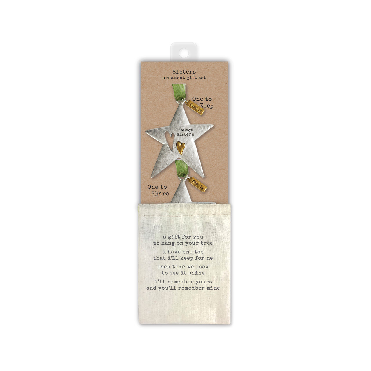 Sisters Keep, Share Ornaments Set thumbnail