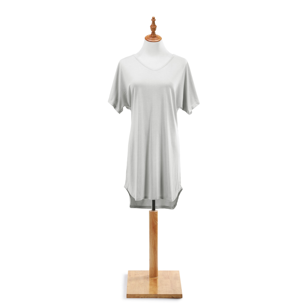 Comfort Apparel Pebble Bamboo Long Lounge Shirt thumbnail