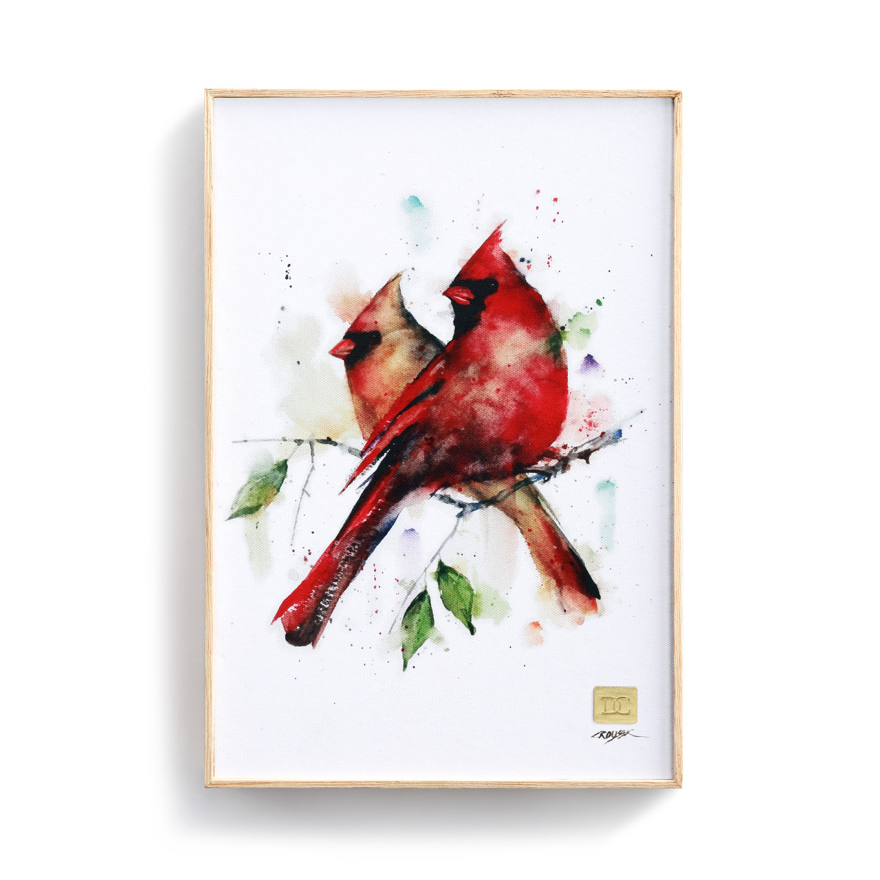 Cardinal Pair Wall Art thumbnail