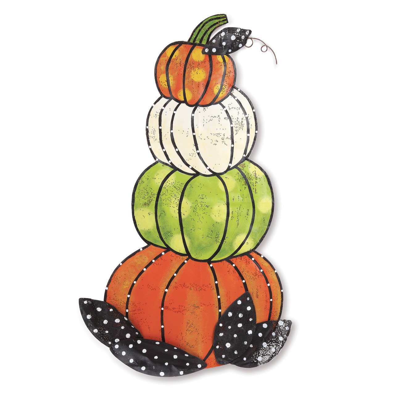 Screenings Stacked Pumpkins Door Hanger thumbnail
