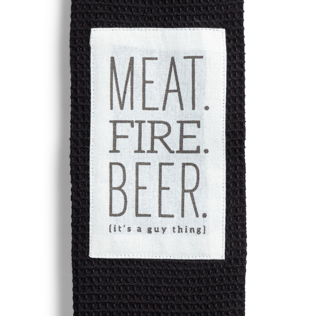 byDesign Serving Black & White It's a Guy Thing Kitchen Boa 4" x 69" thumbnail