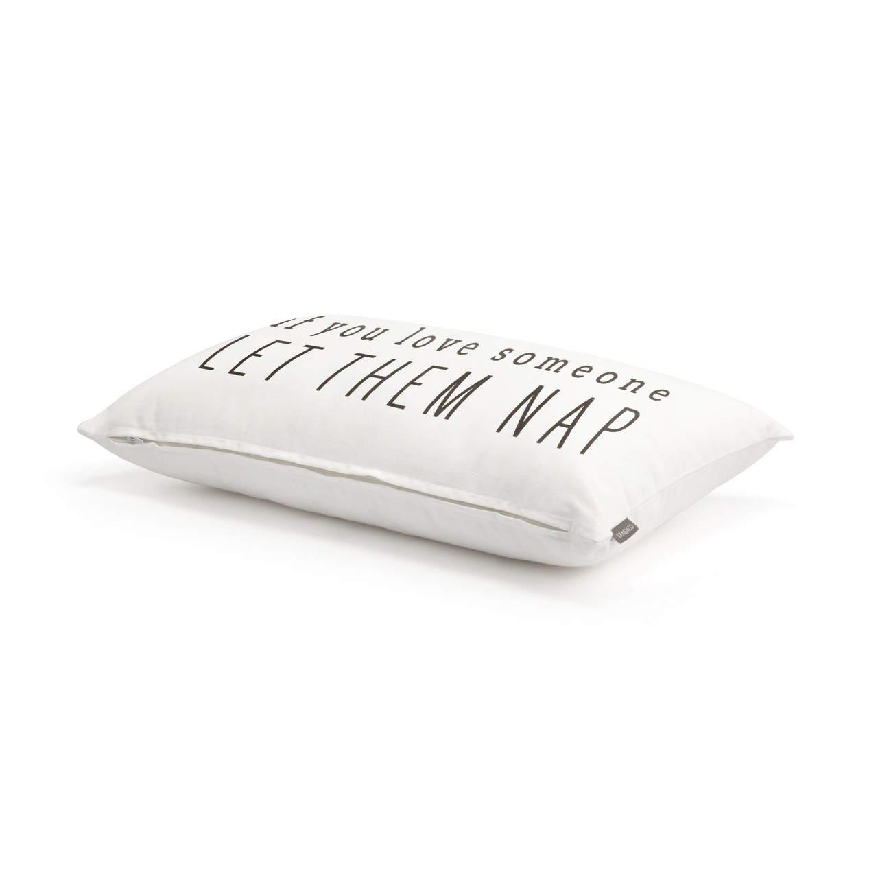 White If You Love Someone Let Them Nap Pillow 21" x 12" thumbnail